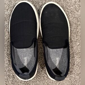 Allbirds Women’s Black and White Slip-On Loafers